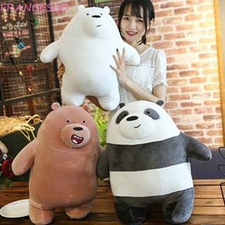 Francesco หมอนตุ๊กตา รูป We Bare Bears สามหมี ของขวัญวันเกิด สําหรับตกแต่งบ้าน