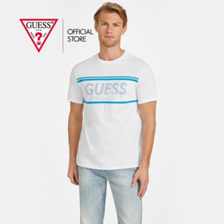 GUESS เสื้อยืดผู้ชาย รุ่น XBGI64KAK90 สีขาว