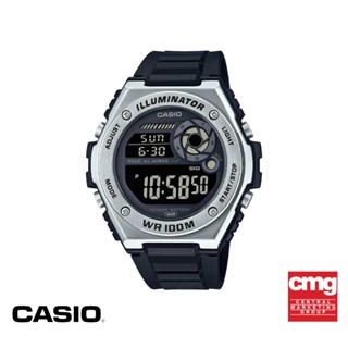 CASIO นาฬิกาข้อมือ CASIO รุ่น MWD-100H-1BVDF วัสดุเรซิ่น สีดำ