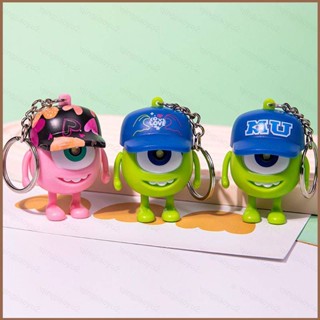 Hqy2 พวงกุญแจ จี้การ์ตูนเอเลี่ยน I love you Monsters University Alien สีชมพู สําหรับห้อยกระเป๋า MY2