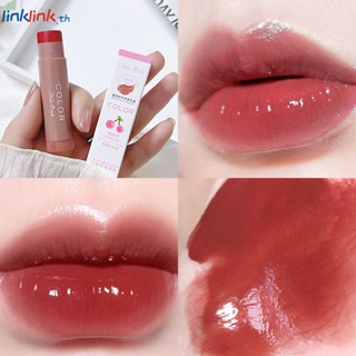 Haipink 3 ชิ้น/เซ็ตใหม่สี Moisturizing Lip Balm Lip Cream Cherry Ball รสชาติสด Moisturizing Fade Lip เส้นปรับปรุงผิวแห้ง Linklink