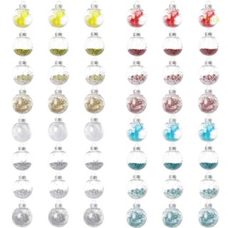 ชุดลวดขนนก กลิตเตอร์ สีโปร่งใส สําหรับตกแต่งคริสต์มาส 12 ชิ้น