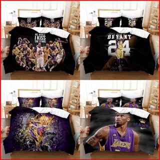 Yb1 Kobe Bryant ชุดเครื่องนอน ผ้าปูที่นอน ปลอกหมอน ผ้าห่ม ซักทําความสะอาดได้ สําหรับบ้าน ห้องนอน หอพัก BY1