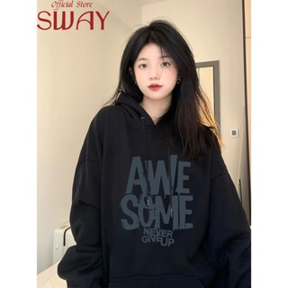 SWAY เสื้อกันหนาว เสื้อฮู้ด Korean INS Popular fashionable WWY23909UD37Z230914