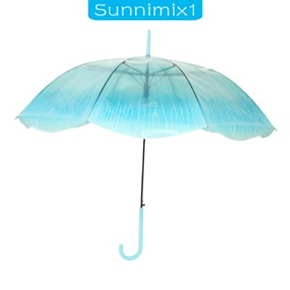 [Sunnimix1] ร่มกันฝน ด้ามจับยาว กันน้ํา สําหรับผู้ชาย และผู้หญิง เหมาะกับการเดินทาง