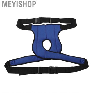 Meyishop Wheelchair Thigh Restraint Belt  Cotton Padding Washable Flexible Quick Release Buckle for Hospital