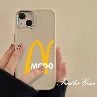 เคสโทรศัพท์มือถือแบบนิ่ม ลายโลโก้อาหาร M แฟชั่น สําหรับ IPhone14 13 12 11 Pro Max 8 7 6 6s Plus X Xr Xs Max SE 2020