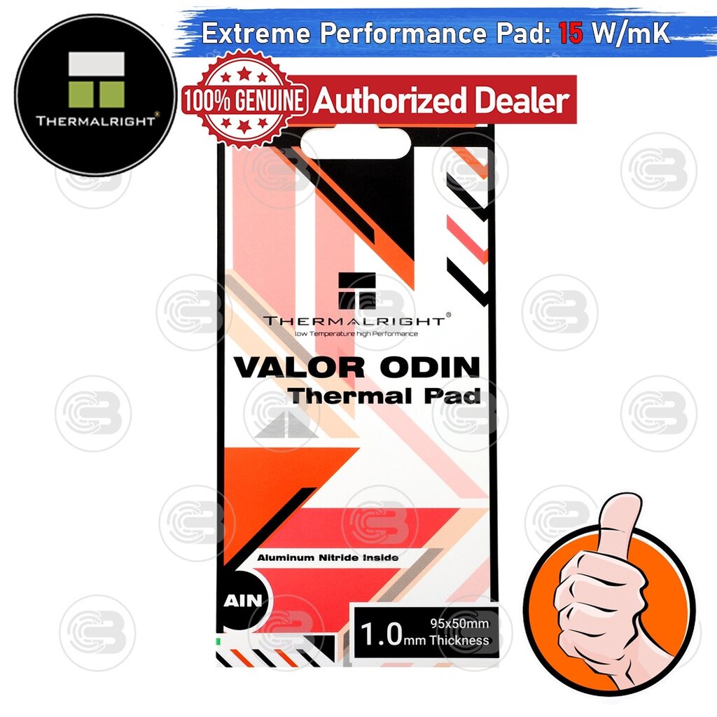 [CoolBlasterThai] Thermalright VALOR ODIN Thermal Pad (Aluminum Nitride) 95x50x1.0 mm./15 W/mK