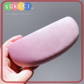 Sukiki แว่นตาสายตาสั้น สีชมพู แบบพกพา เรียบง่าย