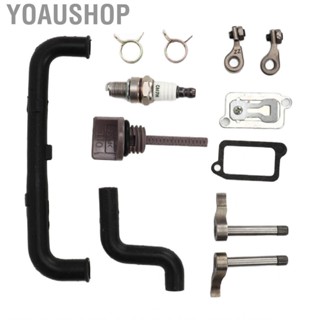 Yoaushop Mower Engine Rocker Arm Outlet Valve  Lawn Generator Spark Plug for 14320-Z0H-010 14730-Z0H-000