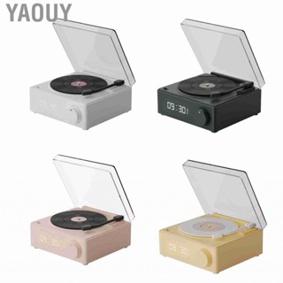 Yaouy Clock Speaker  HiFi  Disc Alarm for Home