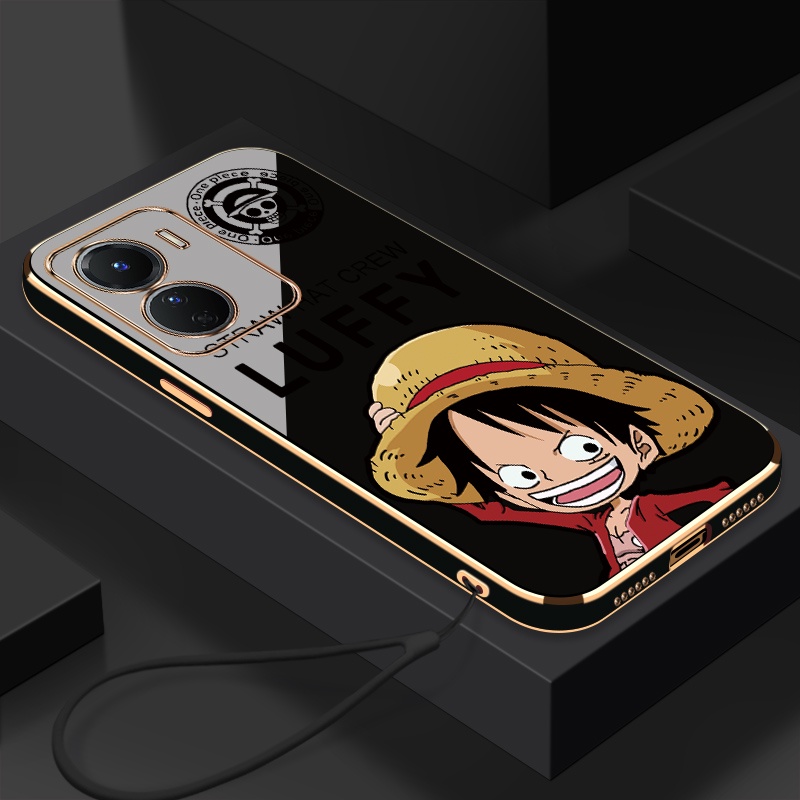 เคส VIVO Y03 Y18 VIVO Y16 IQOO Z7i VIVO Y02S VIVO Y02 VIVO Y02A VIVO Y02T เคสโทรศัพท ์ LUFFY ซิลิโคนสวยเคสโทรศัพท ์ ส ่ งเชือกเส ้ นเล ็ ก