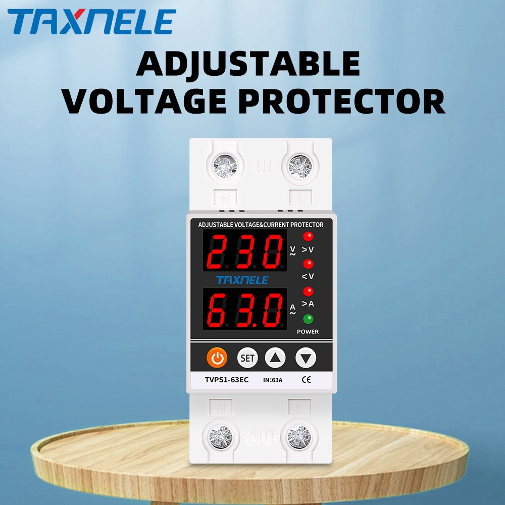 รางดินดิจิทัล 40A 63A 230V ปรับได้ ป้องกันไฟกระชาก