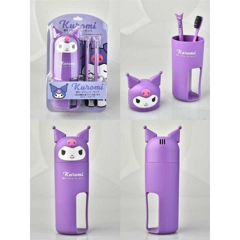 ชุดกล่องแปรงสีฟัน มีกล่องเก็บพร้อม SANRIO - มีทั้งหมด 2 ลาย -  ขนนุ่ม 2 อัน - แปรงใช้ได้ทั้งเด็ก และผู้ใหญ่