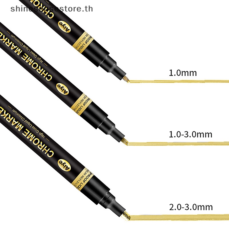 Shine ปากกามาร์กเกอร์ 3 สี สีทอง สีเงิน ทองแดง สําหรับซ่อมแซมสี 1 ชิ้น