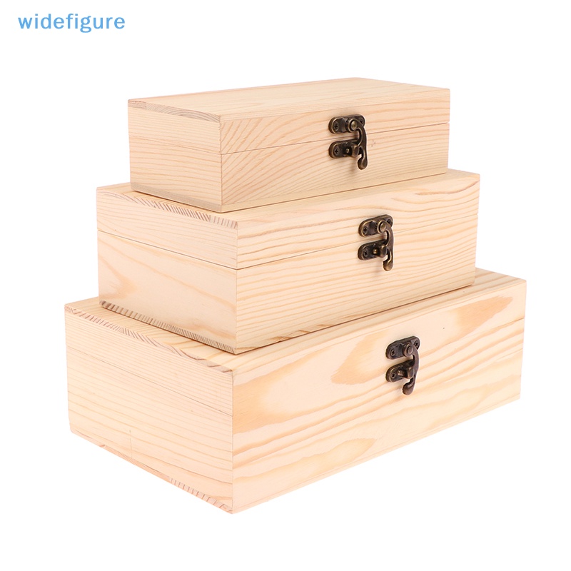 Widefigure กล่องเก็บของ ทรงสี่เหลี่ยมผืนผ้า สวยหรู