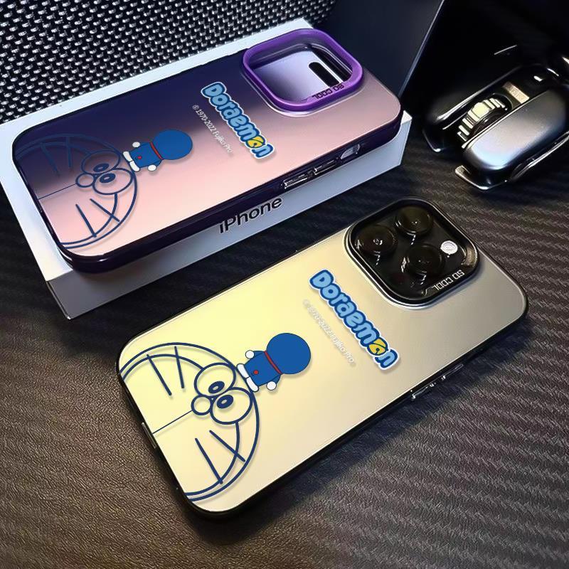 Bkfh เคสโทรศัพท์มือถือ กันกระแทก ลายการ์ตูนโดราเอมอน สําหรับ Apple Iphone 15promax 14pro 13 12