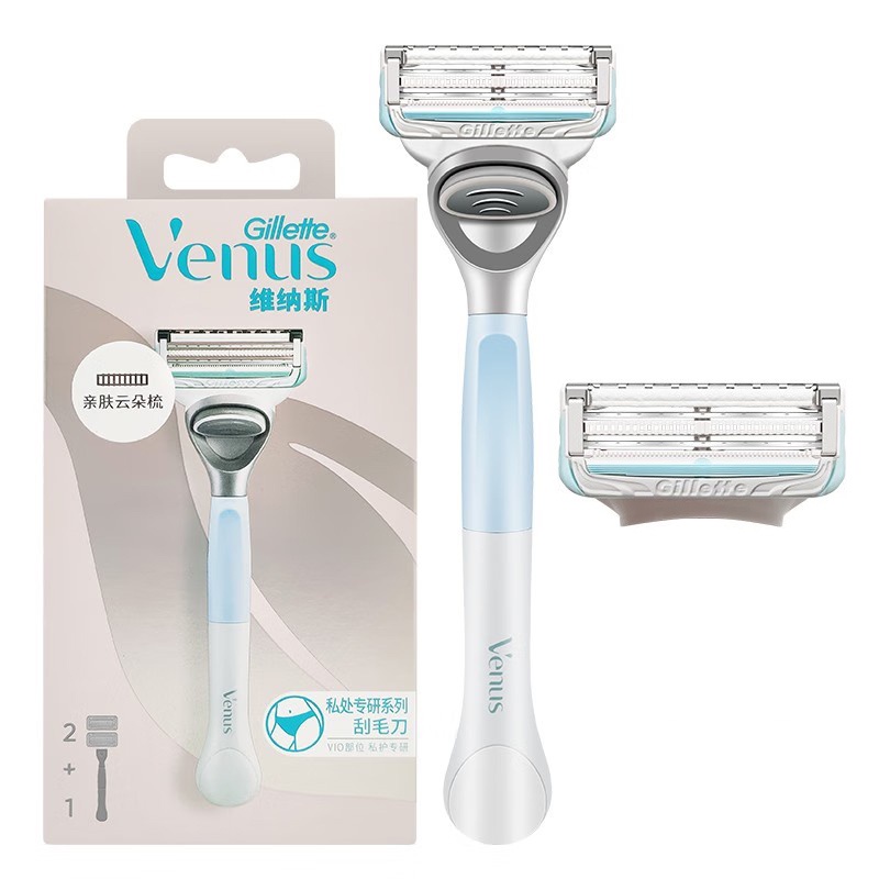 Gillette Venus มีดโกน พร้อมใบมีด 2 ชิ้น สําหรับผู้หญิง