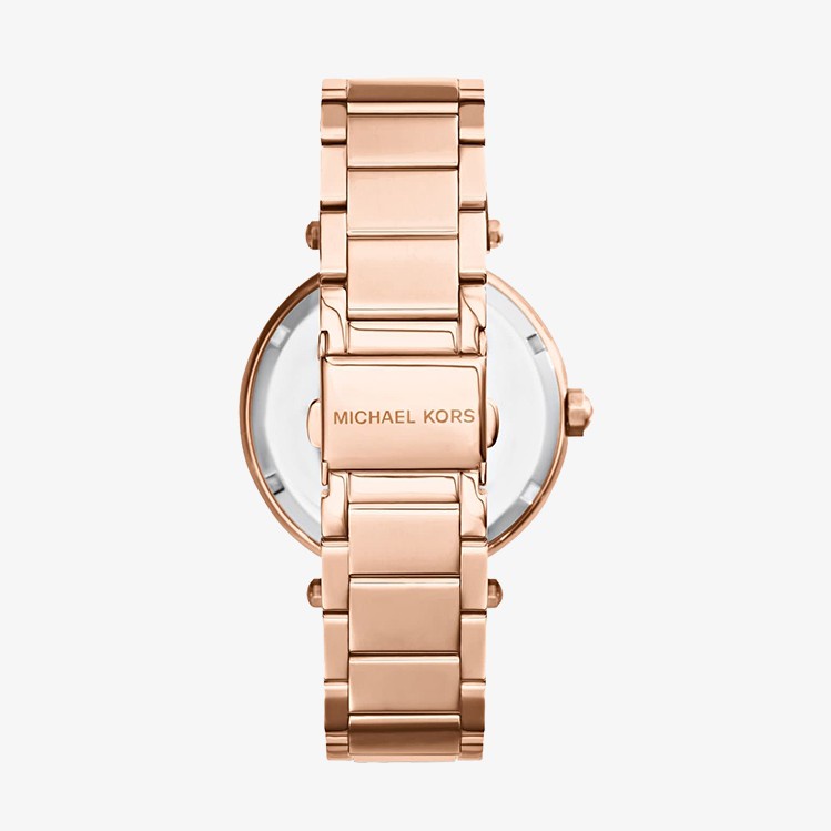 เรียบหรู MICHAEL KORS นาฬิกาข้อมือผู้หญิง รุ่น MK5865 Parker Pavé - Rose Gold