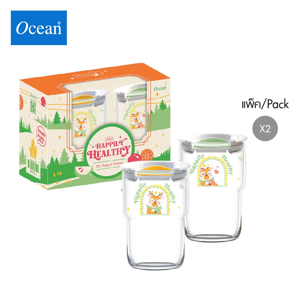 Ocean - ชุดของขวัญ แก้วน้ำ The Magical Wishes Couple Set 460 ML - Deer Destiny (pack of 2)