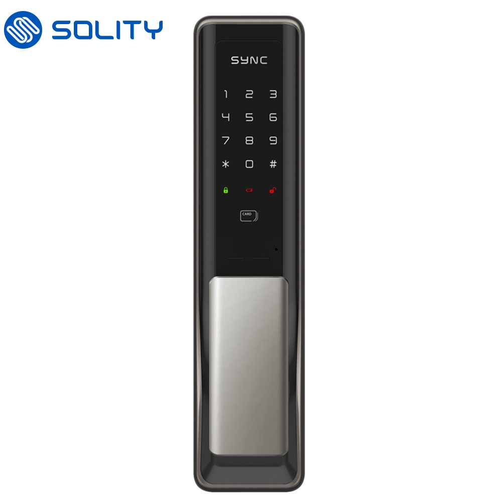 Solity SYNC SP-6000 Push Pull Digital Door Lock Smart Gate Security System
