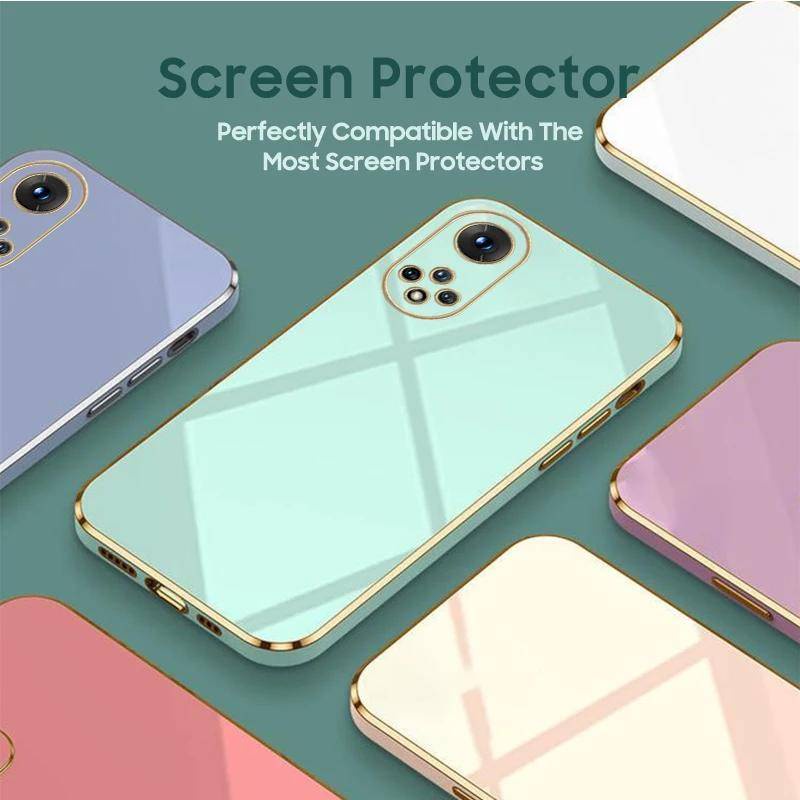 6D ชุบ TPU นุ่มเคสโทรศัพท์ป้องกันโทรศัพท์ฝาหลังสําหรับ Huawei Honor 90 50 30 Lite SE Pro Plus 30 S