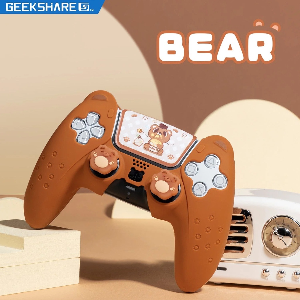Geekshare เคสซิลิโคน สําหรับจอย PS5 PS5