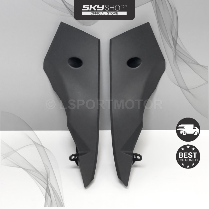 YAMAHA LC135-NEW AIR GUIDE (MATTE BLACK) R/L 55C-F137U/V-00 LC NEW V2 V3 V4 V5 V6 ฝาครอบภายใน (S)