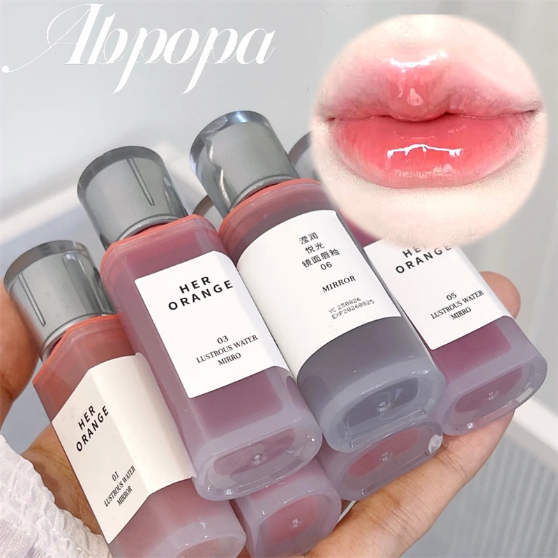 Herorange Clear and Hydrating Mirror Lip Glaze Hydrating and Moisturizing Lip Glaze 3g