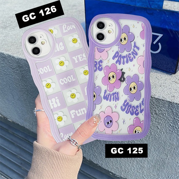 CENTER 18 CLEAR WAVE SOFTCASE SMILE FLOWER MOTIF REALME 10 PRO 10 PRO PLUS 9 9i 9 PRO PLUS 5 5i 5S 5