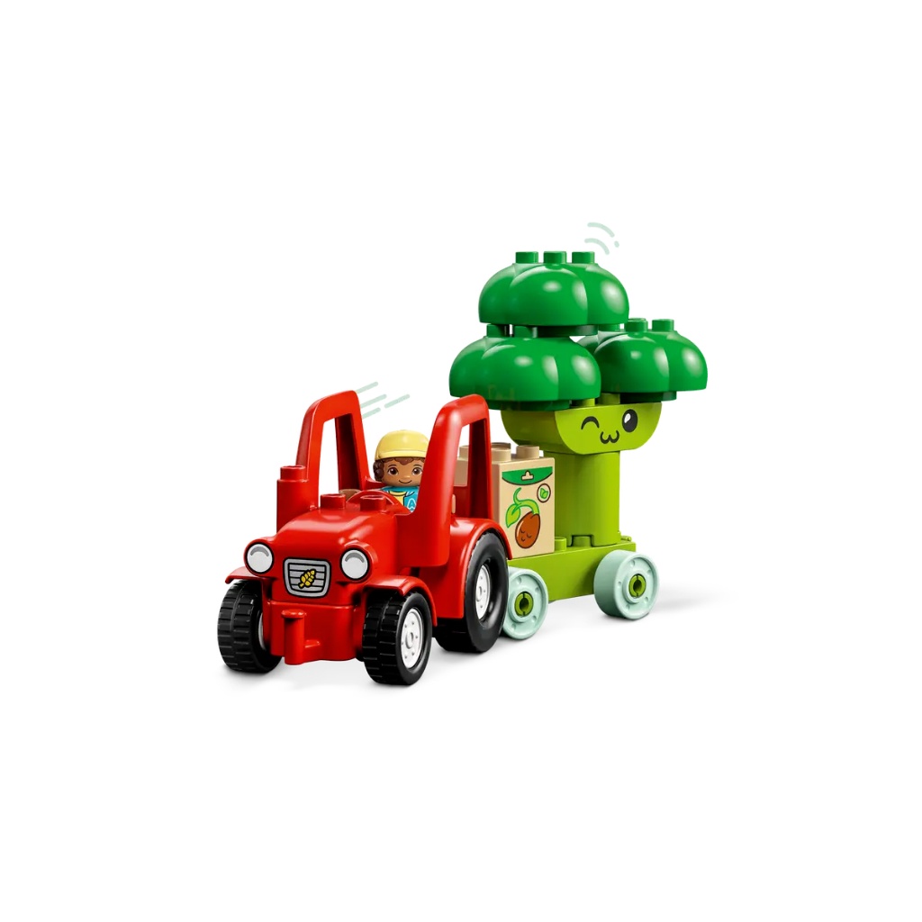 Toys Shop LEGO Duplo 10982 Fruit and Vegetable Tractor (19 Pieces) สำหรับเด็กอายุ 1½ ปีขึ้นไป Brick Toy ตัวต่อ เลโก้