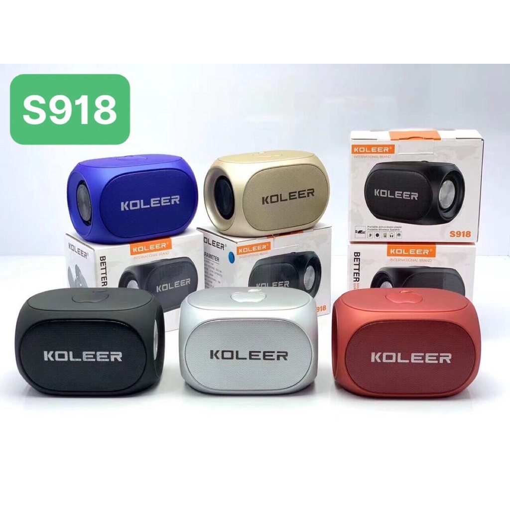 ลำโพงบลูทูธ Koleer S918 บลูทูธเวอร์ชั่น 5 เสียงดี มีฟังก์ชันครบ
