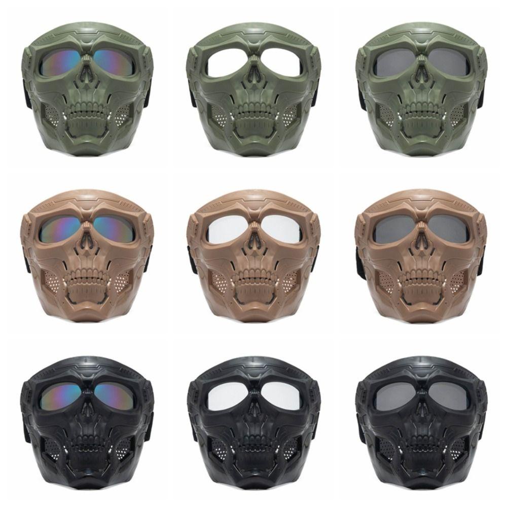 น้ํา วิบากกะโหลกหน้ากากเต็มใบหน้าขี่กระจกลมกลางแจ้งแว่นตาลมหลักฐานหมวกกันน็อคหน้ากากลมแว่นตาป้องกันลมกระจกกะโหลกผี-รูปร่างแว่นตามอเตอร์ไซ - รูปที่ 2