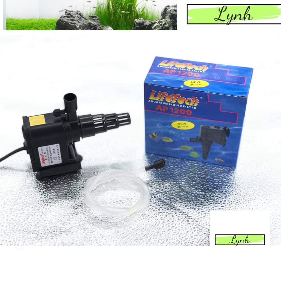 Lifetech AP1200 ปั๊มน้ําตู้ปลาแนวนอน - Ap1200 ปั๊มจุ่มสําหรับตู้ปลา