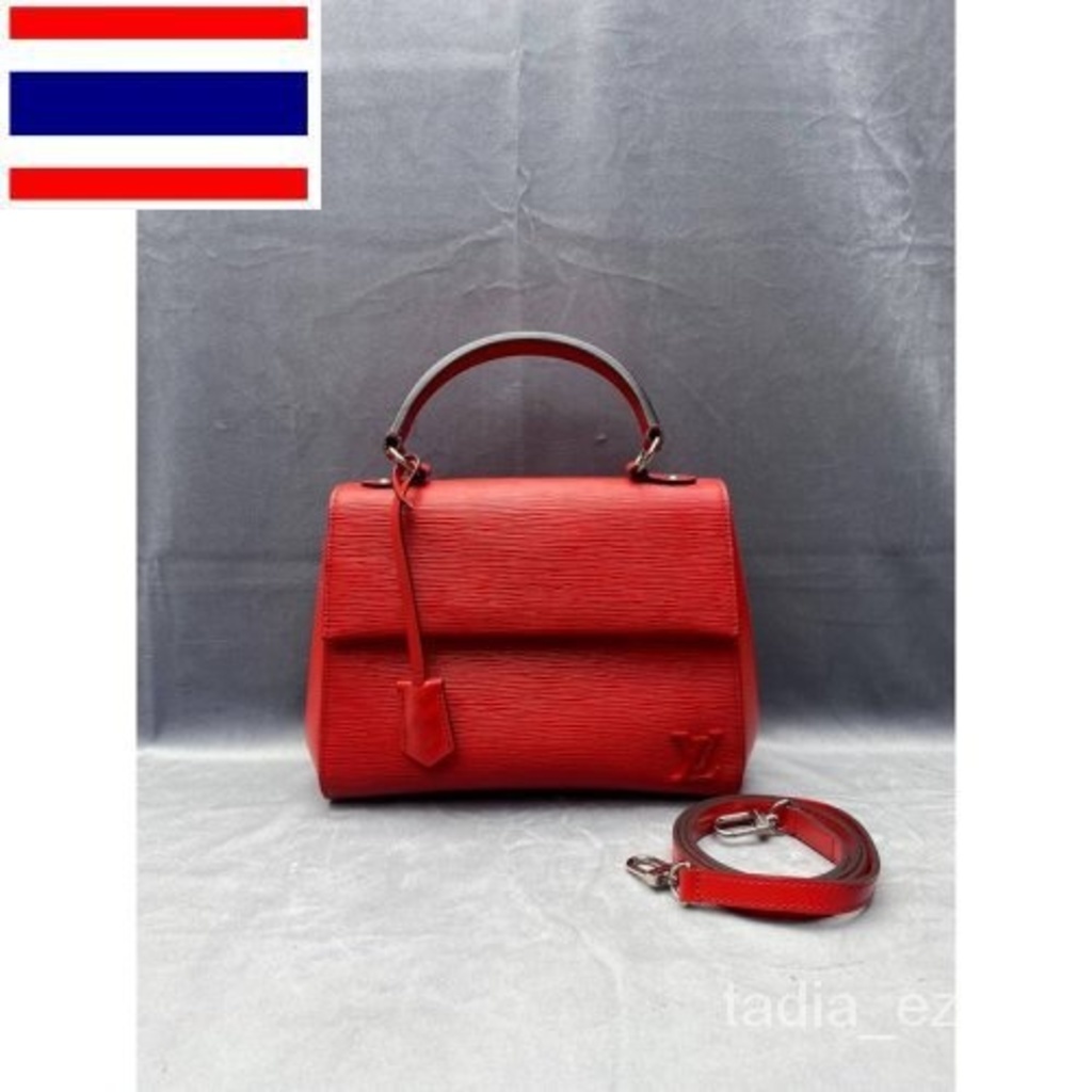 กระเป๋า Lv สะพายหลัง Louis Vuitton รุ่น Cluny Bb ผู้หญิงสีแดง 3lhf JZVH