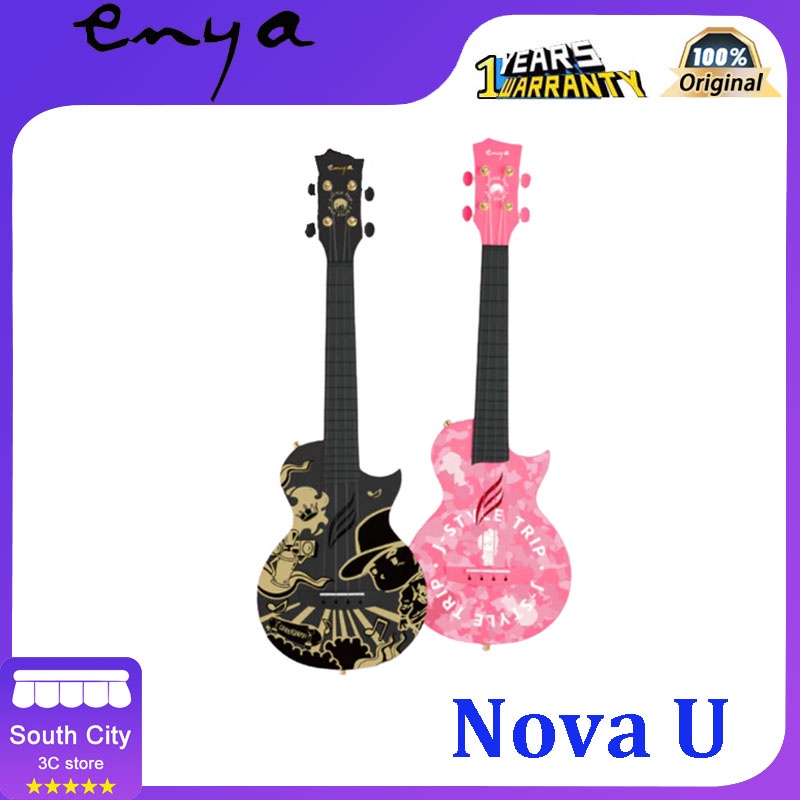 Enya J-Style Trip Series Nova U อูคูเลเล่คอนเสิร์ต 23 นิ้ว พร้อมกระเป๋า อุปกรณ์เสริม และสินค้า Jay Chou Limited Edition