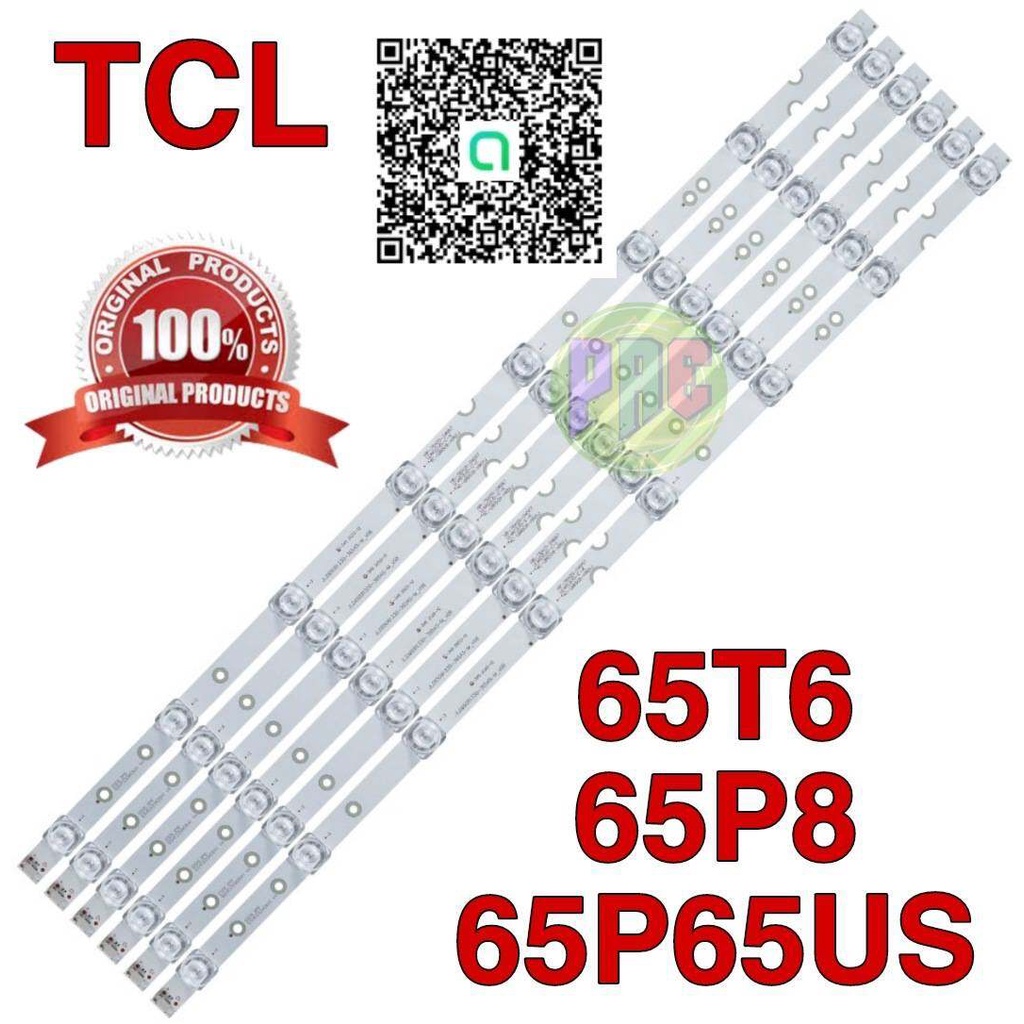 0000153 #หลอดเเบล็คไลท์ทีวีTCL #65P65US  #65T6  #65P8 สินค้าใหม่ #อะไหล่ทีวี #หลอดเเบล็คไลท์ทีวี #หลอดLED