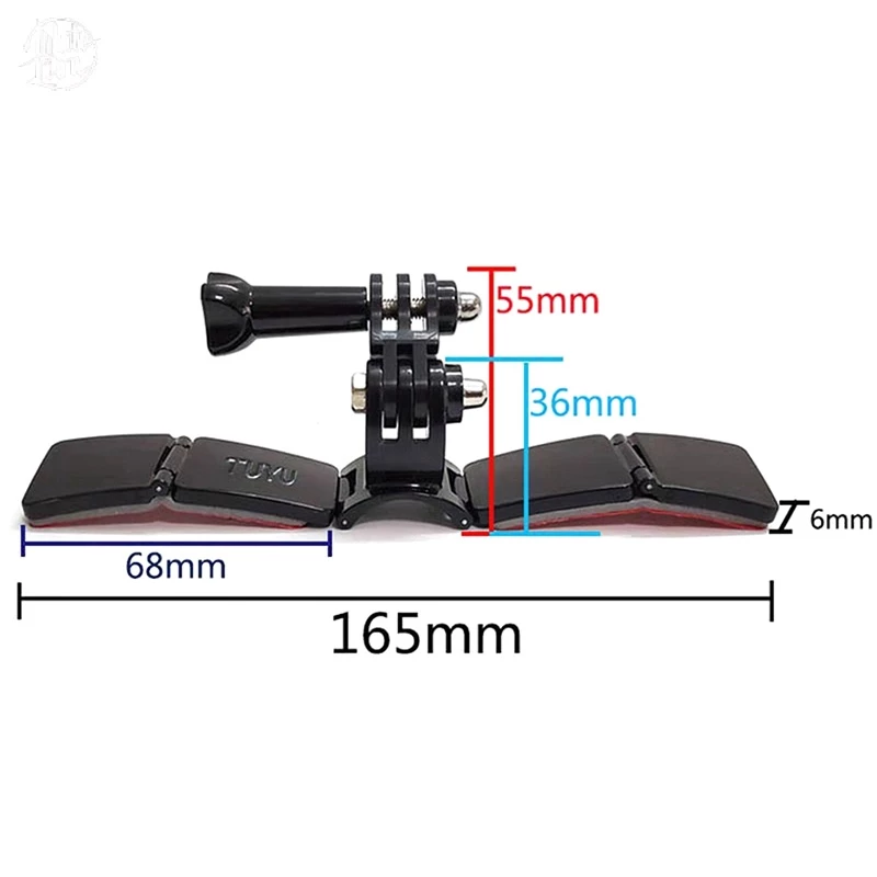 WL| หมวกกันน็อคแบบเต็มหน้า Chin Mount Holder สําหรับ 11 10 9 8 7 Insta360 สายคล้องกล้อง Flodable ด้านหน้า Chin Mount อุปกรณ์เสริมใหม่ thumbnail 10