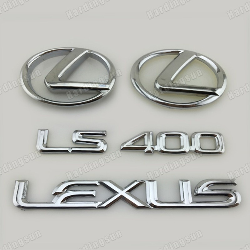 สติกเกอร์โลโก้ภาษาอังกฤษ ด้านหน้า และด้านหลัง สําหรับ Toyota Harrier Lexus LS400
