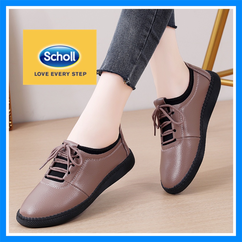รองเท้าหนังลำลอง Scholl สำหรับผู้หญิง สไตล์ boat shoes