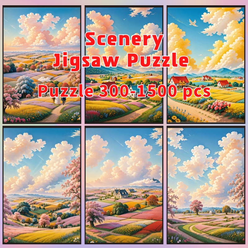 📣พร้อมส่ง📣【Scenery】jigsaw puzzle-จิ๊กซอว์-300-1000-ชิ้น- ชิ้นของเด็ก จิ๊กซอว์ไม้ 1000 ชิ้น จิ๊กซอว์ 1000 ชิ้นสำหรับผู้ใหญ่ จิ๊กซอ จิ๊กซอว์ 500 ชิ้น🧩23 จิ๊กซอว์ 1000 ชิ้น สำหรับ ผู้ใหญ่ ตัวต่อจิ๊กซอว์ จิ๊กซอว์ การ์ตูน