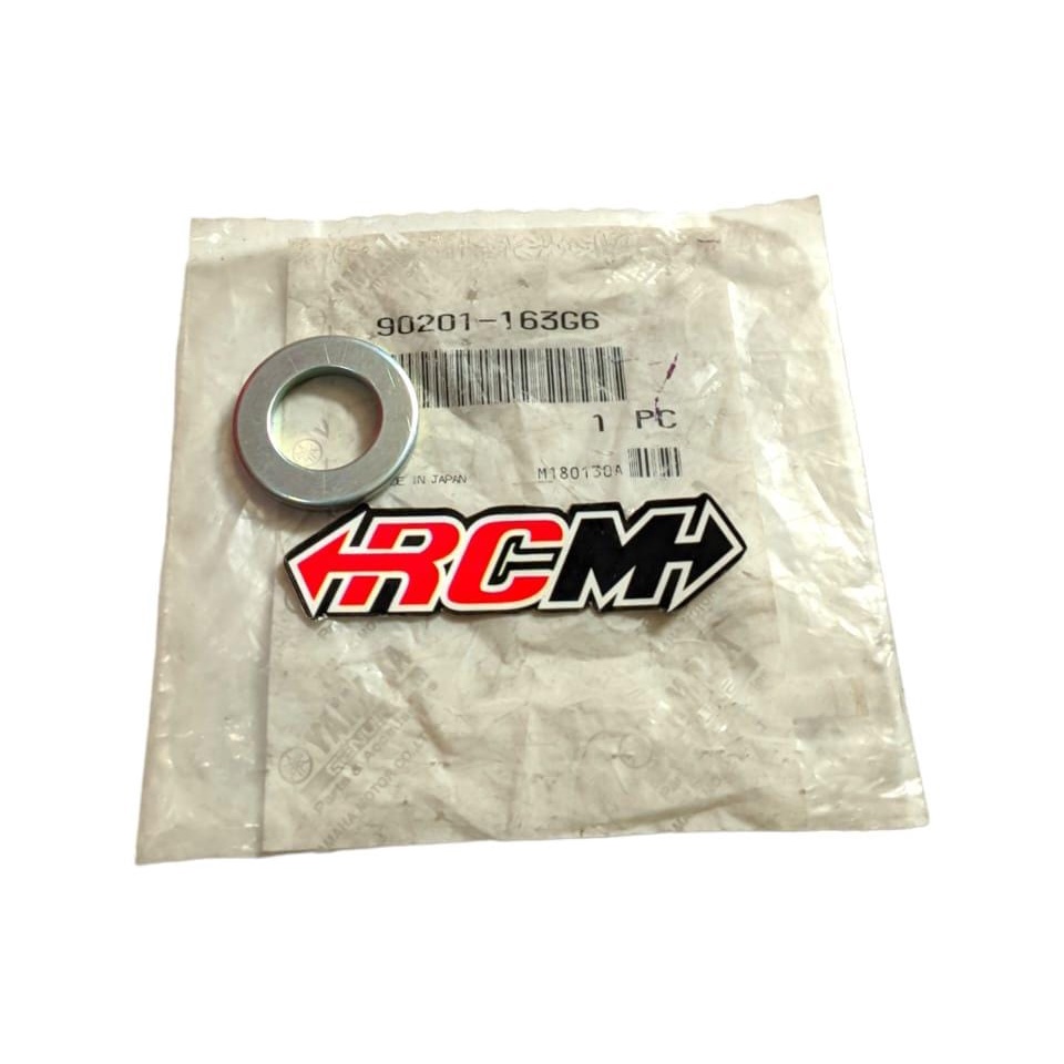90201-163G6 เครื่องซักผ้าแหวน AS ROLLER HOUSING FLAT ROLLER AEROX 155 LEXI ORIGINAL YAMAHA YGP ORIGI