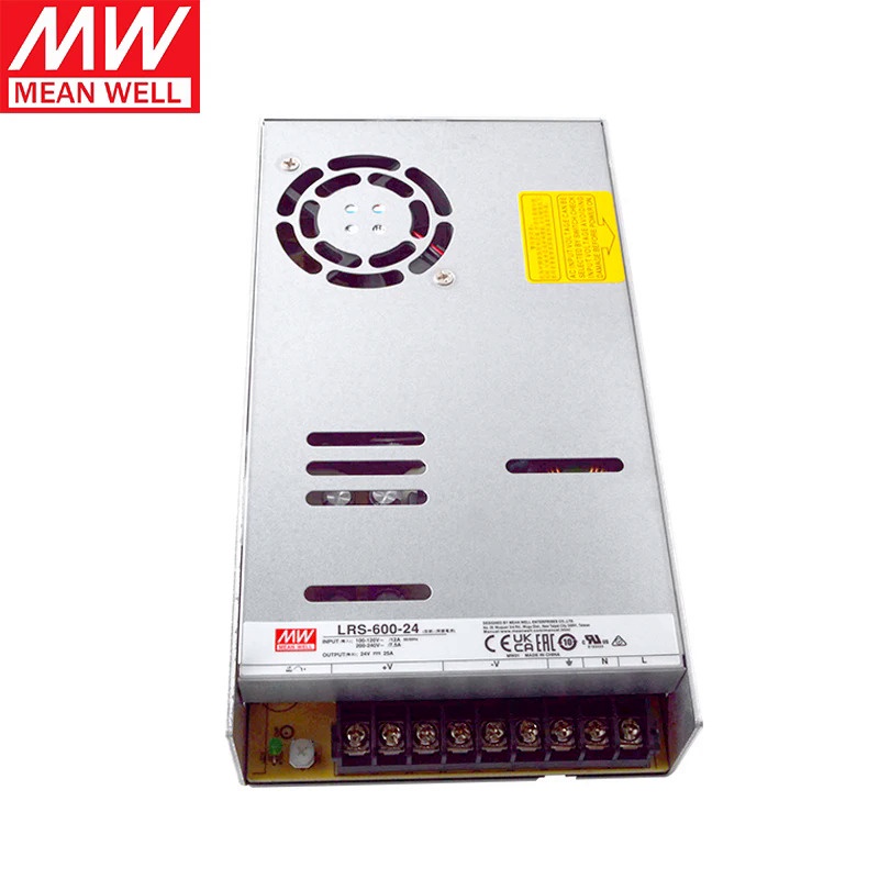 Original MEAN WELL LRS-600-24 600W 24V Switching Power Supply 110 V/220 V AC ถึง 24V DC 25A 600W dc 