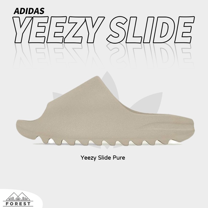 ของแท้100% Adidas Yeezy Slide รองเท้าแตะ Yeezy สี Bone , Glow Green , Onyx , Resin , Flaxรองเท้าแตะ