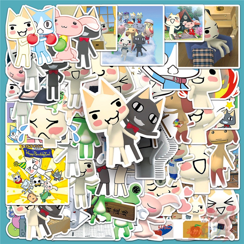 Inoue Toro Series 02 Stickers 50Pcs/Set Fashion DIY Waterproof Decals Doodle Stickers