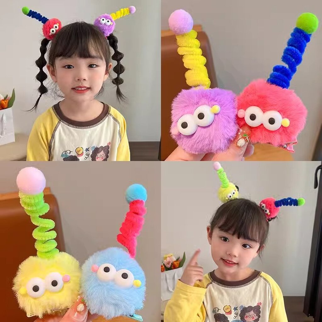 บ้านพลู🏠 กิ๊บติดผม กิ๊บการ์ตูน ตาโต ปาร์ตี้ แฟนซี สีสดใส