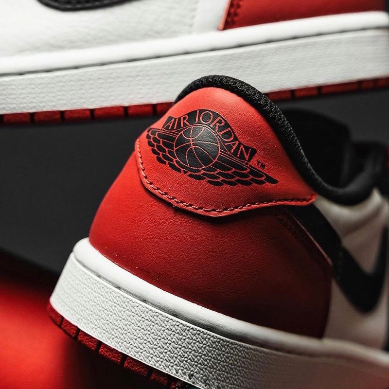 (พร้อมส่ง) Nike Air Jordan 1 Low OG "Black Toe" (2023) (แท้100%) รองเท้า new