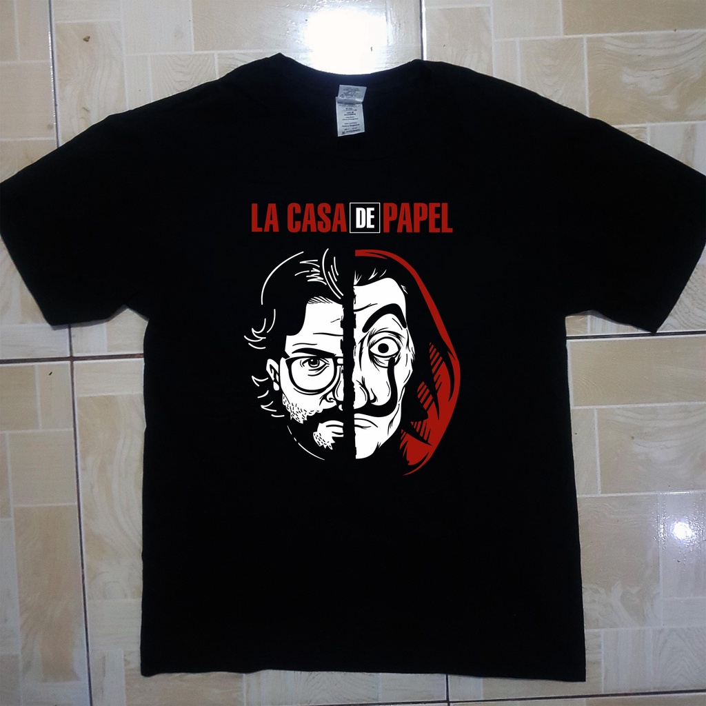 อ่อนนุ่ม 6 MONEY HEIST LACASA DE PAPEL SHIRT bh