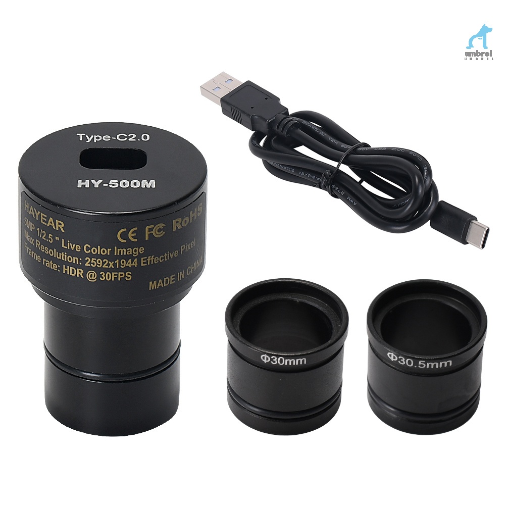 Umt กล้องจุลทรรศน์อิเล็กทรอนิกส์ดิจิทัล CMOS USB2.0 5MP ความเร็วสูง เข้าได้กับ Wins 2000 XP WIN7