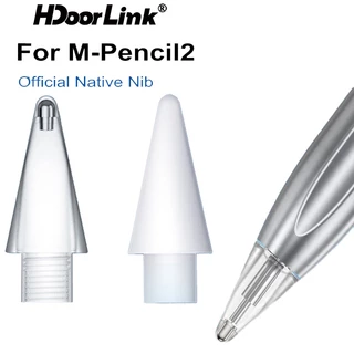 Hdoorlink หัวปากกาสไตลัส ชุบนิกเกิล แบบเปลี่ยน สําหรับ Huawei M-Pencil 2/3/pro Generation